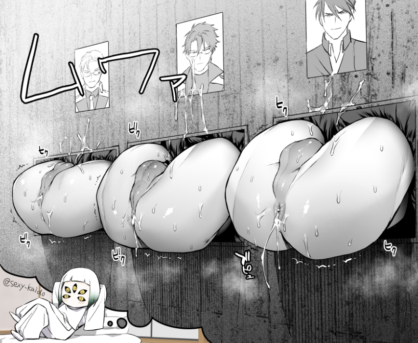 asking for it, bara, breeding, cum in ass, cum inside, cumdump, gay, gay sex, kaidou j1, loving it, male, male focus, male only, maledom, malesub, meat toilet, muscular, muscular male, new life, nikkou ichimonji, ookanehira (touken ranbu), paradise, portrait, public use, sanchoumou, sex slave, sexy kaido, sexy male, stuck in wall, sweat, through wall, touken ranbu, used like a toy, whored out, yaoi