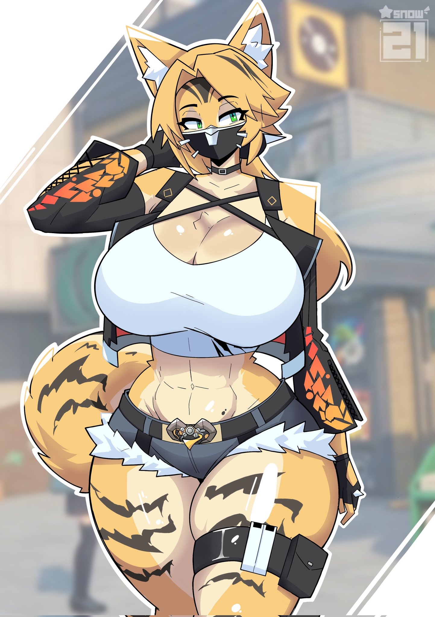 1girls, 2025, anthro, clothed, clothing, female, female only, furry, furry female, furry only, pulchra fellini, snow2121212121, tagme, thiren, zenless zone zero