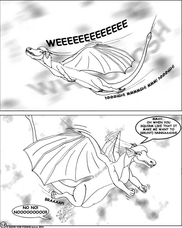 anal anal_vore ass canine comic cum dci dragon english_text female fox macro male orgasm sacrifice scalie size_difference text unwilling_prey vore willing_pred