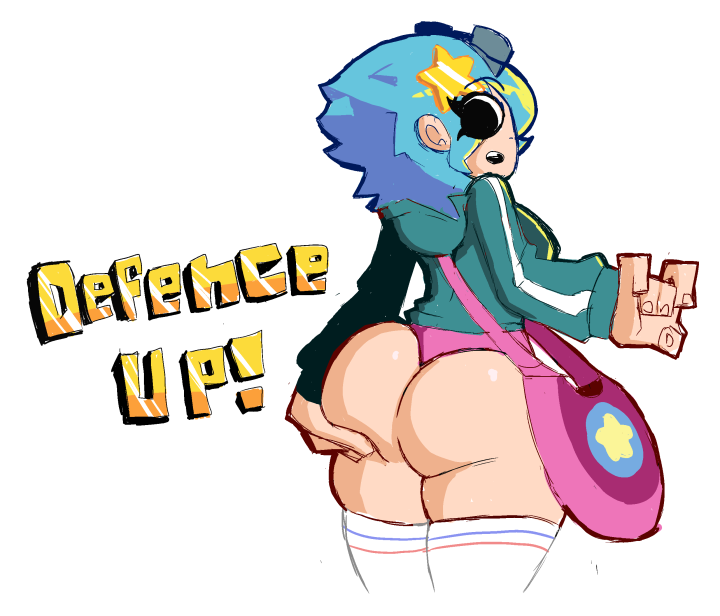 alternate ass size, ass, bag, blue hair, bottomwear, clothing, eks-out, female, huge ass, human, legwear, outerwear, pale skin, ramona flowers, scott pilgrim, thick thighs, thighhighs