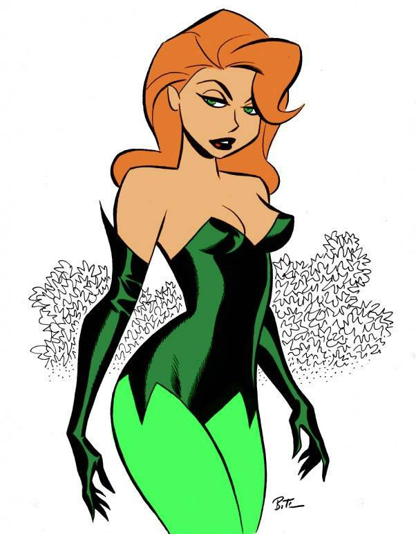 1girls batman:_the_animated_series batman_(series) bruce_timm clothing colored dc_comics dcau digital_drawing_(artwork) digital_media_(artwork) edit edited eyebrows eyelashes eyes female female_only fully_clothed gerry501st green_eyes hair legs light-skinned_female light_skin monochrome poison_ivy poison_ivy_(dcau) red_hair solo thin thin_arms villain villainess