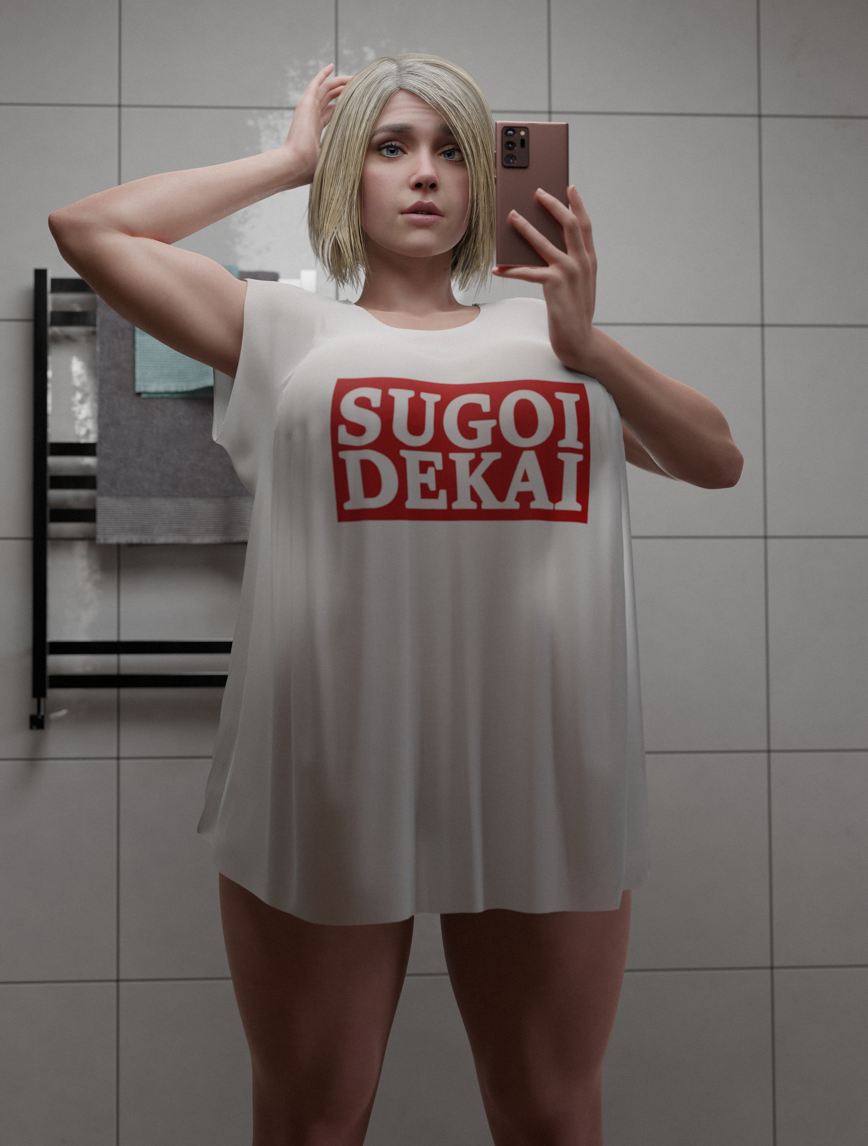 1girls, 3d, 3d (artwork), ass, batesz, big breasts, blender, blender (software), blonde, blonde hair, blue eyes, breasts, busty, curvy, cute, dc, dc comics, female, female only, hourglass figure, huge breasts, injustice 2, kara danvers, kara zor-el, large breasts, pose, posing, selfie, solo, supergirl, supergirl (injustice), superman (series), thick, thick ass, thick thighs, wide hips