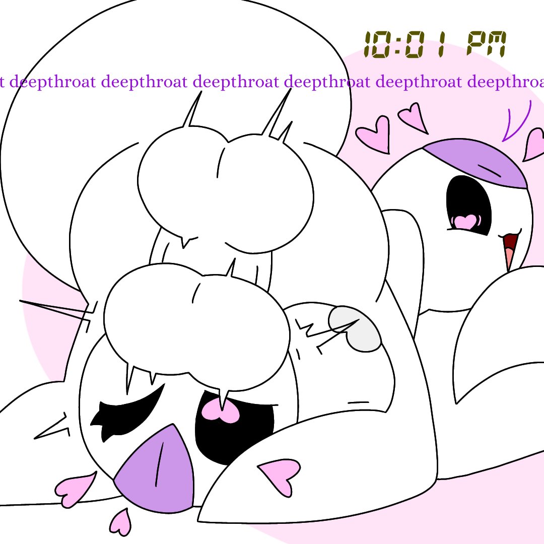 2021 balls_deep blowjob deepthroat dialogue english_text face_fucking femspermo_(itisspermo) full_color ghost guyspermo_(itisspermo) heart heart-shaped_pupils itisspermo motion_lines oral selfcest spermo_(itisspermo) text