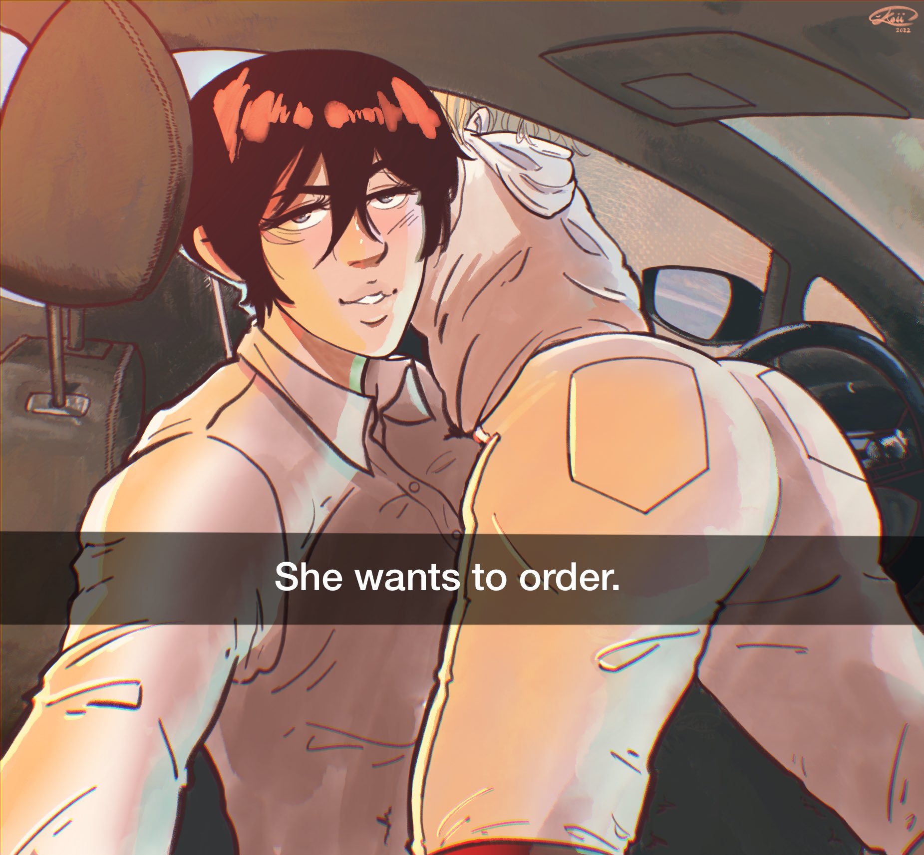 1peachykoii, 2girls, annie leonhardt, asian, asian female, ass, ass focus, ass up, attack on titan, big ass, black hair, black-haired female, blond, blonde female, blonde hair, blonde-haired female, bubble ass, bubble butt, clothing, female, he wants to order, implied lesbian, meme, mikannie, mikasa ackerman, peachykoii, selfie, shingeki no kyojin, snapchat, tight clothing