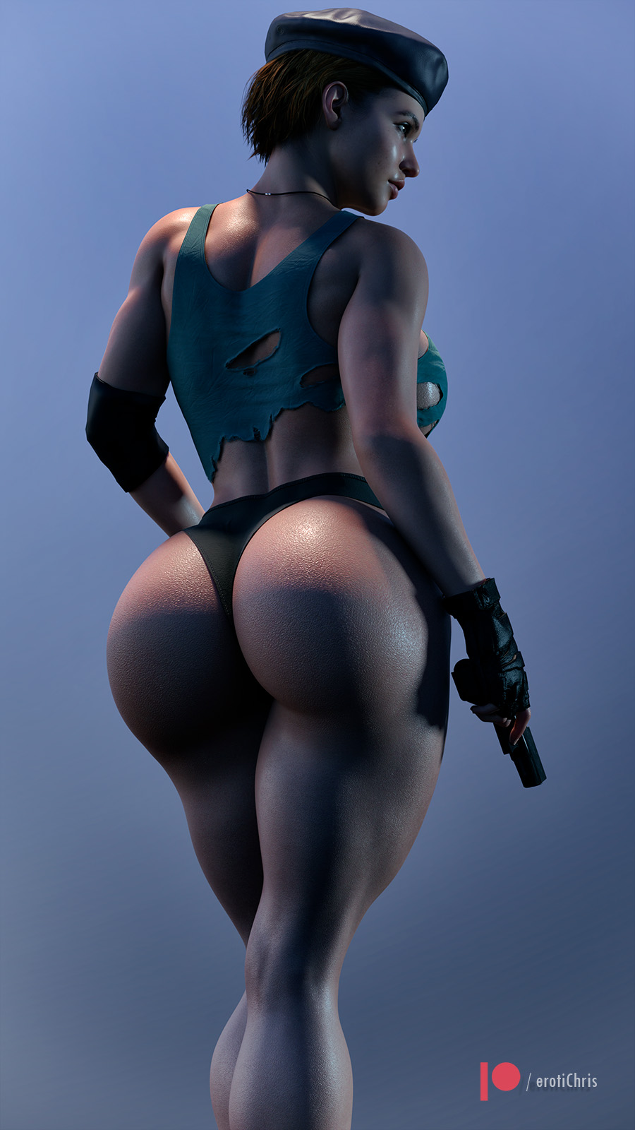 1girls, 3d, 3d (artwork), ass, big ass, big breasts, big butt, black panties, black thong, black underwear, breasts, bubble butt, busty, capcom, cga3d, curvy, erotichris, female, female only, hourglass figure, jill valentine, jill valentine (sasha zotova), large breasts, panties, pose, posing, resident evil, resident evil 3, resident evil 3 remake, solo, thick, thick ass, thick thighs, thong, underwear, wide hips