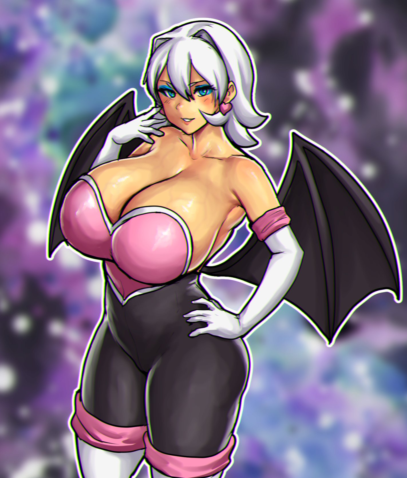 breasts erkazooya errorkazoo female humanized large_breasts rouge_the_bat sega sonic_(series) sonic_the_hedgehog_(series) tagme