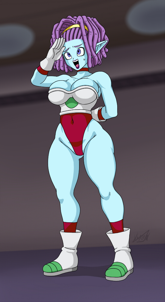 1girls cameltoe cleavage curvy dragon_ball dragon_ball_super dreadlocks erect_nipples female huge_areolae huge_ass huge_breasts macki puffy_nipples short_hair thick_lips vlaimk voluptuous wide_hips