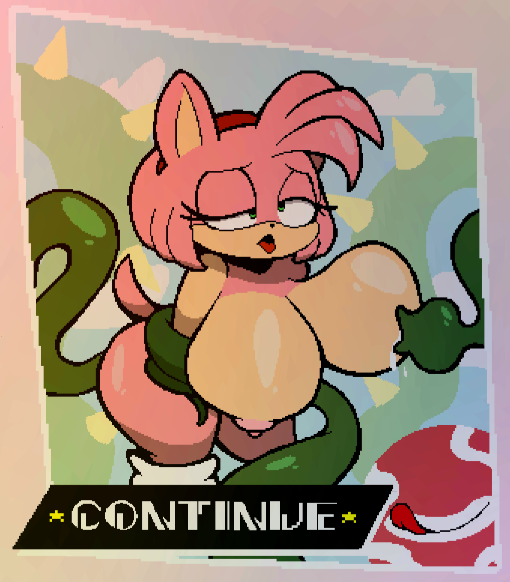 amy_rose anthro big_ass big_breasts gloves green_eyes hairband lactation lava_piranha mario_(series) paper_mario pink_body pink_hair pink_nipples piranha_plant pixel_art plant project_x_love_potion_disaster sonic_(series) tentacle tentacle_sex tongue_out white_gloves windreg