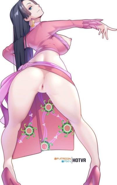 1girls, anus, ass, ass focus, big breasts, black hair, black-haired female, boa hancock, breasts, calves, closed mouth, earrings, female, female only, from behind, high heels, hotvr, jewelry, long hair, looking at viewer, looking back at viewer, no panties, one piece, open legs, pussy, shaved pussy, smug face, snake earrings, solo, solo female, standing, tagme, thick thighs, thighs, wide hips
