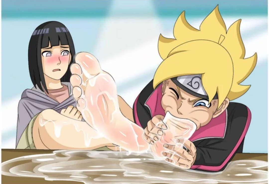 barefoot, big feet, blush, boruto: naruto next generations, feet, feet licking, feet up, female, foot fetish, foot focus, foot lick, foot worship, hyuuga hinata, marcelinhofeet, mother and son, naruto, naruto (series), saliva, soles, toes, uzumaki boruto, uzumaki hinata