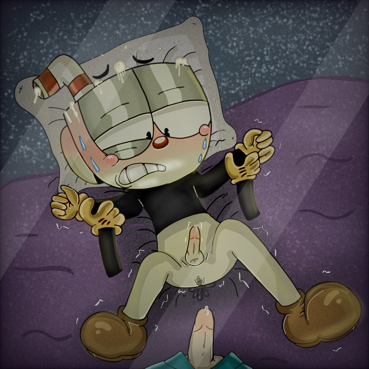 Rule 34 Dev - 2boys <b>cuphead</b> <b>cuphead</b>(game) gay male malemale male_only mugm.