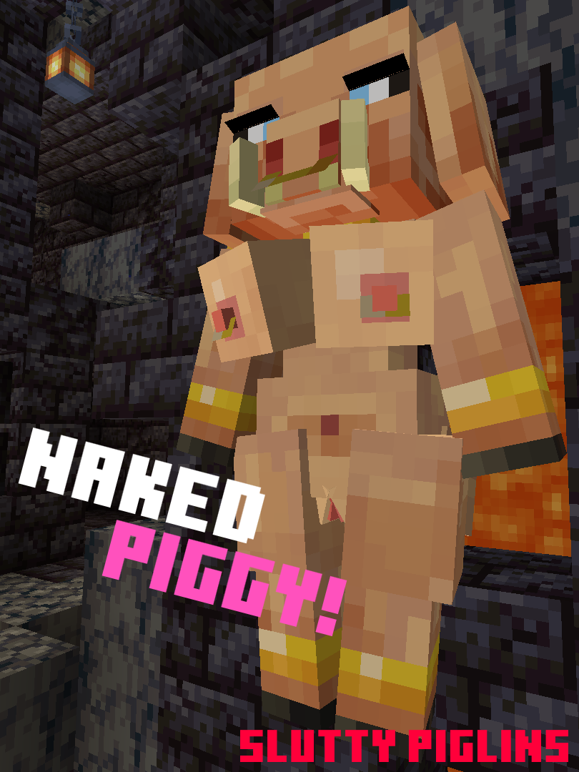 3:4 anthro breasts female female_piglin genitals joe_unnamed mammal microsoft minecraft mojang nipples piglin pussy solo source_request suina video_games xbox_game_studios