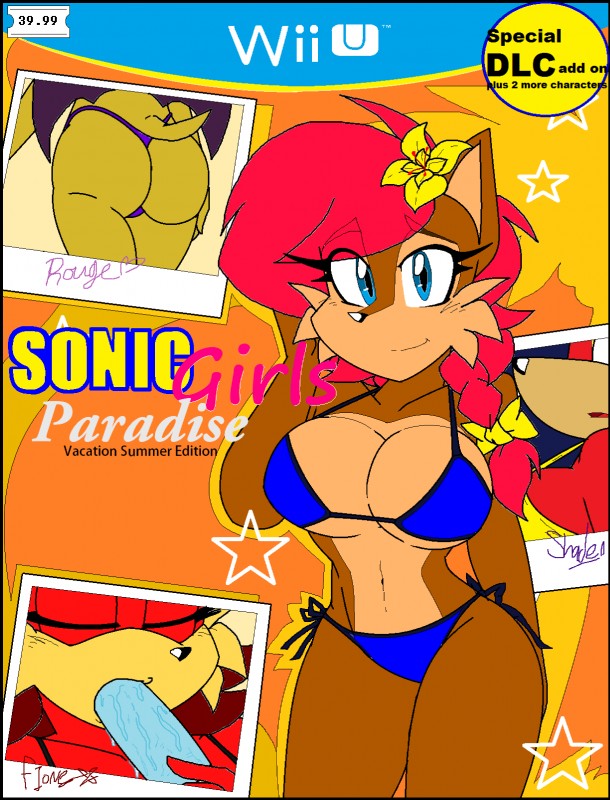 akatsukishiranui-fox anthro archie_comics ass big_breasts bikini cleavage clothing female fiona_fox fur mammal nintendo photo rouge_the_bat sally_acorn sega shade_the_echidna skimpy skimpy_bikini sonic_(series) sonic_the_hedgehog_(series) swimwear wii_u