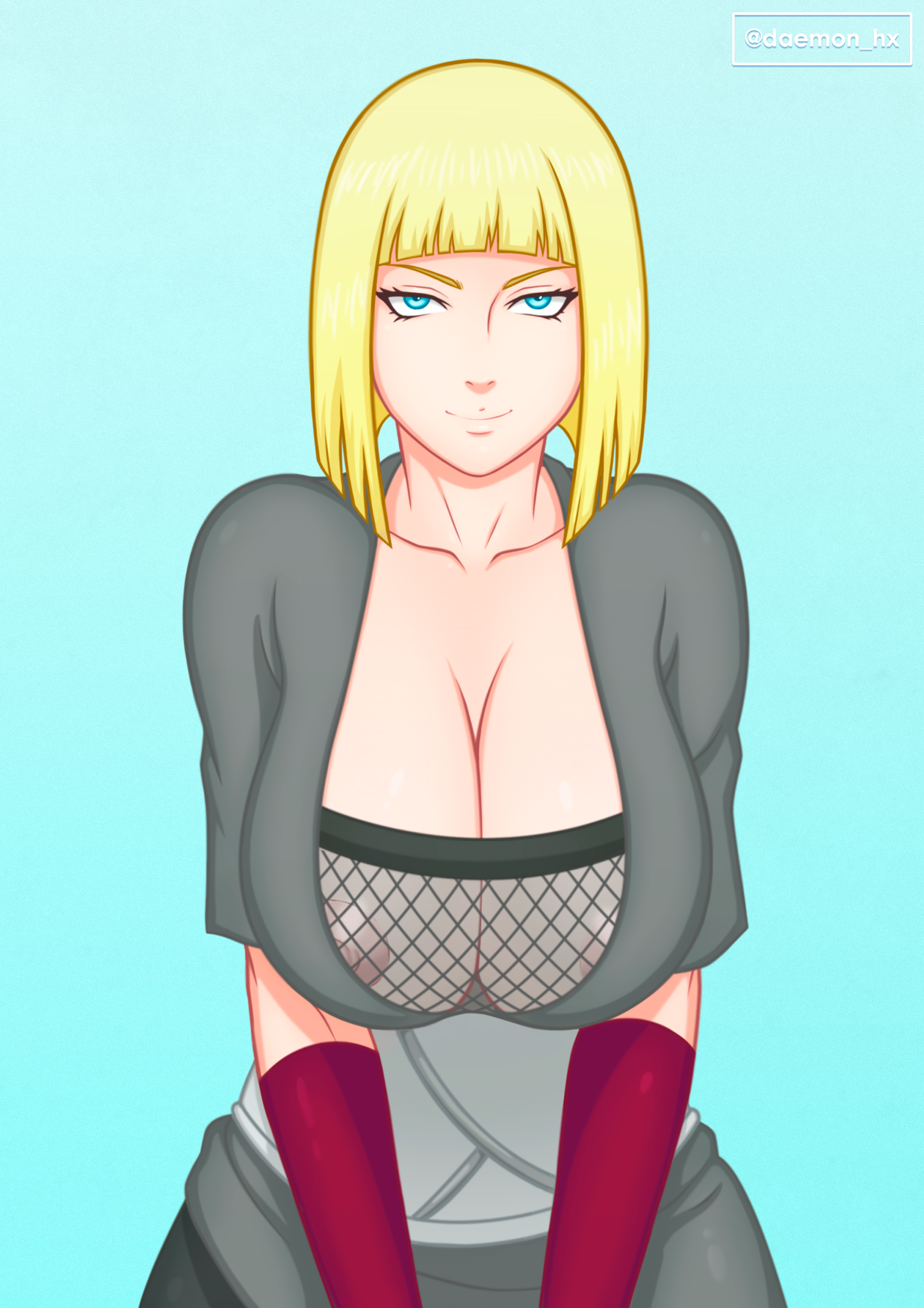 1girls, alternate version available, female, female only, hidden cloud village, kunoichi, naruto, naruto (series), naruto shippuden, ninja, samui, shounen jump, solo