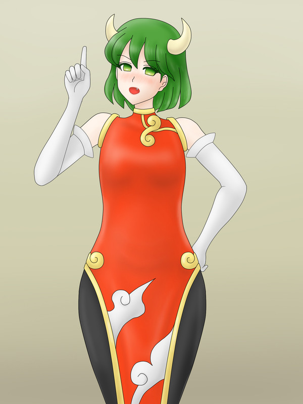 alternate_costume draco_centauros fully_clothed neko_(pixiv) puyo_puyo tagme