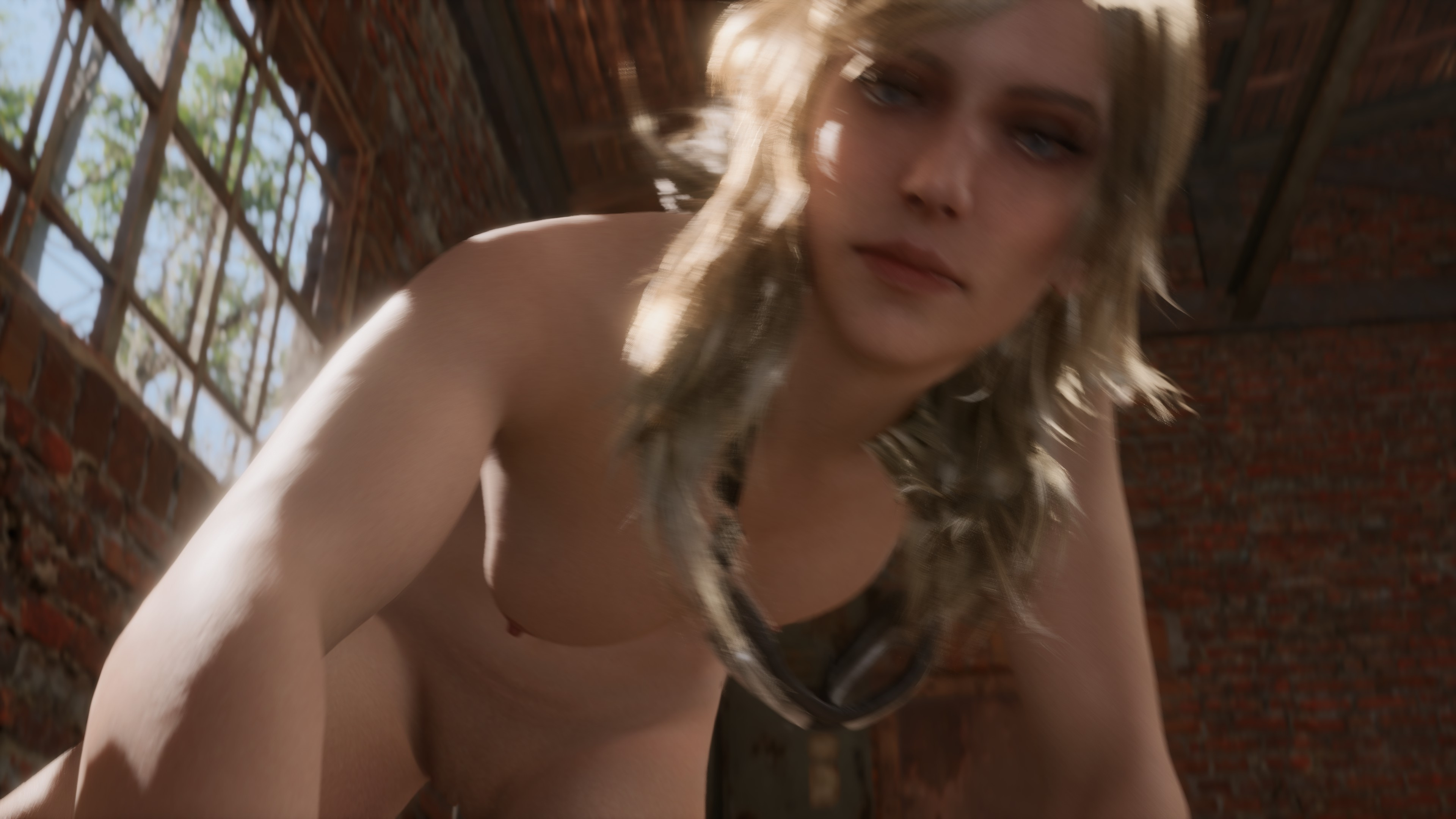 3d, breasts, eva (metal gear solid), female, game mod, jmedia, metal gear solid, metal gear solid 3, metal gear solid delta, presenting breasts, scar, screenshot