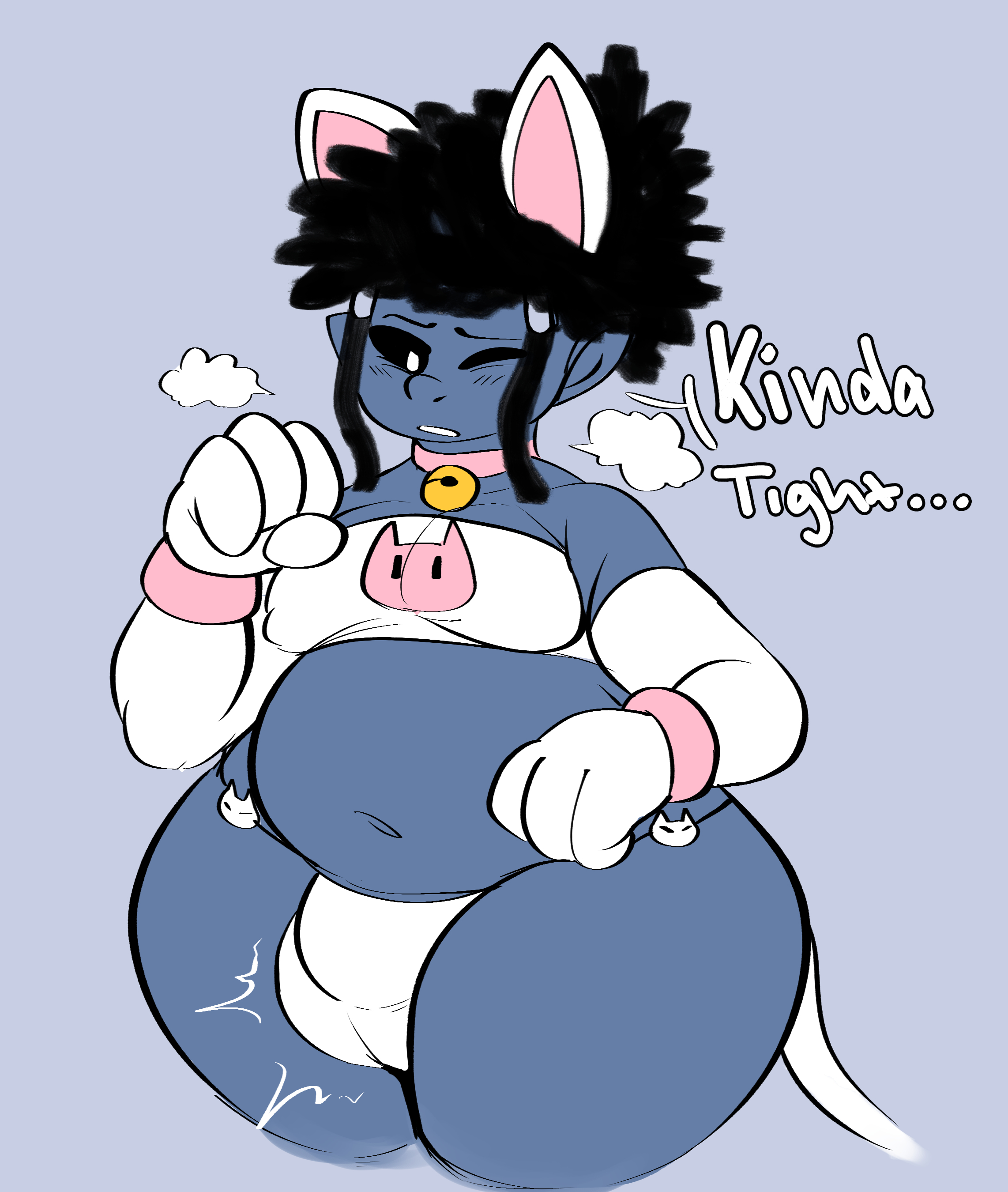 1boy, chubby, chubby femboy, chubby male, femboy, goblin, goblin femboy, goblin male, male, male only, misu (whateverdoes), nathanatwar, original, original character, panties, shortstack, shortstack femboy, solo, squatting, thick thighs, whateverdoes, wide hips