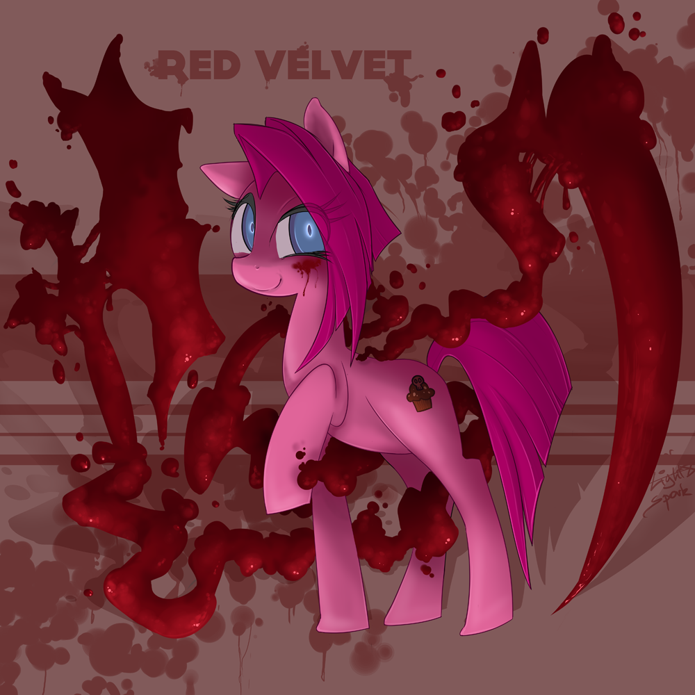 blood cutie_mark equine evil_counterpart female friendship_is_magic my_little_pony original_character smile starlightspark