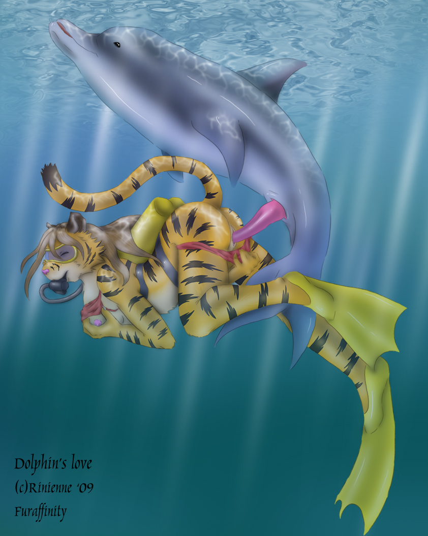 2009 anthro_bestiality breasts cetacean closed_eyes diver dolphin feline female feral grope interspecies male marine nude penetration penis pussy raised_tail rinienne scuba sex sheath straight tail tiger underwater vaginal_penetration