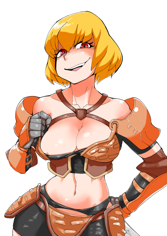 1girls big_breasts cleavage clementine_(overlord) overlord_(maruyama) skimpy_armor tagme unconvincing_armor zeiminarai