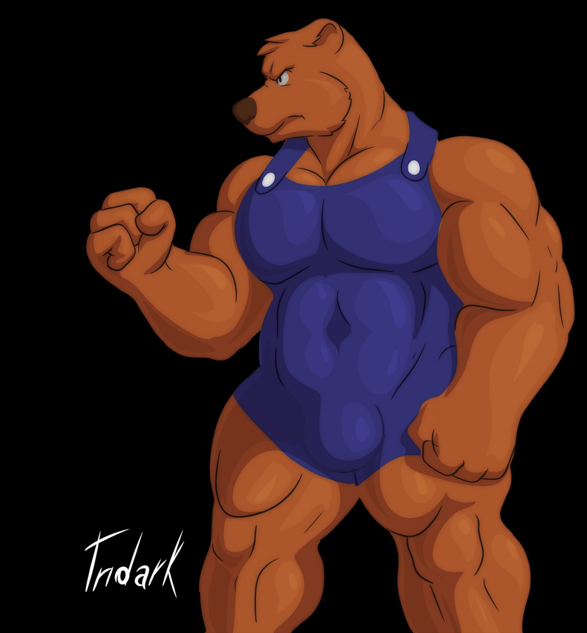 1boy bara bear brutal_paws_of_fury fur furry furry_only ivan_the_bear male male_only solo tagme