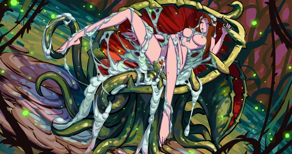 1girls, 1monster, after sex, areolae, big breasts, blue eyes, breasts, brown hair, cum, cum everywhere, cum in hair, cum in mouth, cum in pussy, cum inside, cum on breasts, cum outside, cum puddle, dendrophilia, female, forest, game, game cg, human, interspecies, light skin, light-skinned female, lilith (tentacles thrive), long hair, male, male/female, monster, monster on female, nipples, nude, nude female, open mouth, outdoors, penetration, plant, plant tentacle, princess, pussy, san sheng wan, sex, straight, tagme, tentacle, tentacle in pussy, tentacle sex, tentacles thrive, vagina, vaginal penetration, vaginal sex, vines