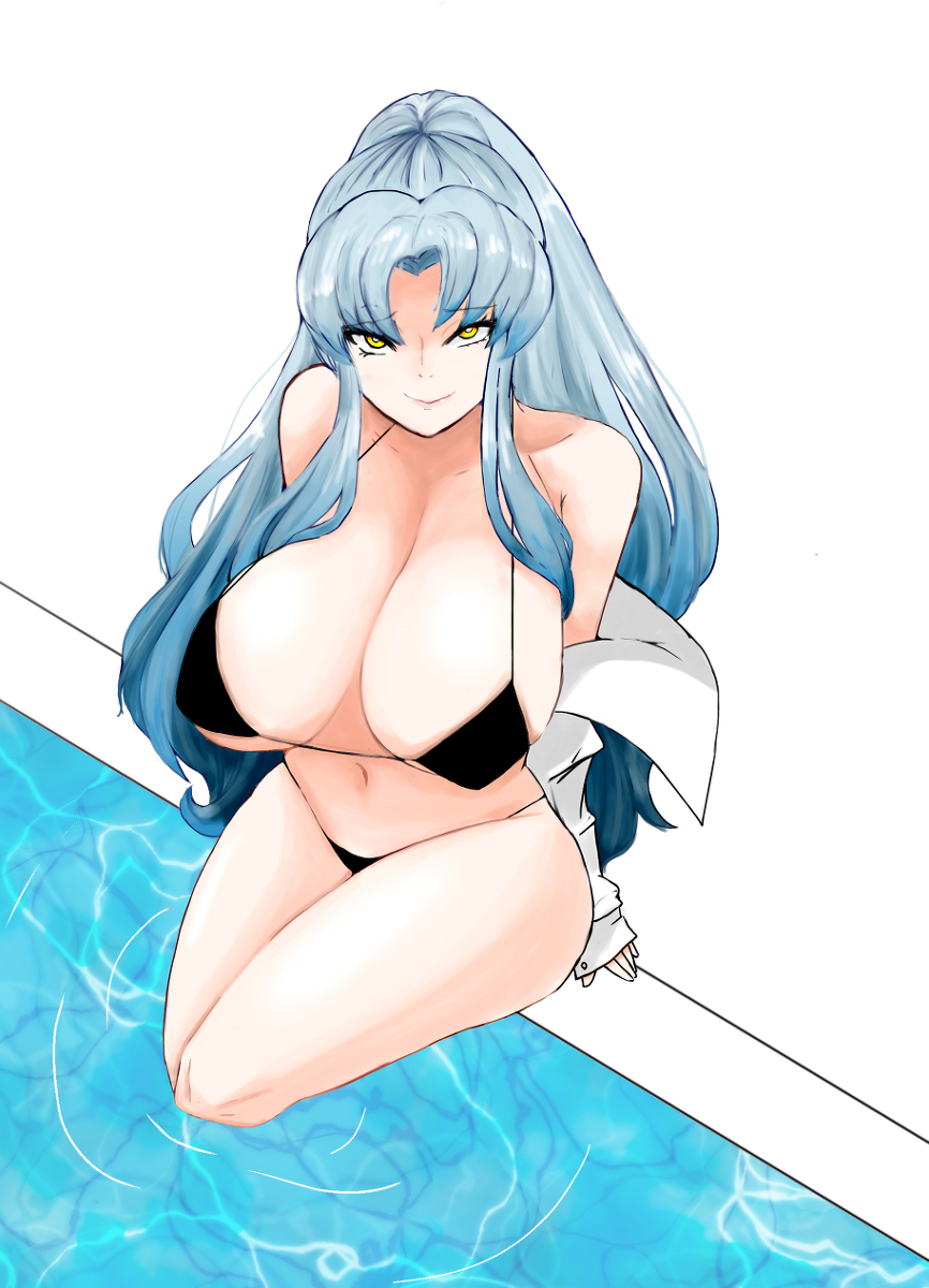 angela_(lobotomy_corporation) female lobotomy_corporation project_moon swimsuit tagme ten_oekaki