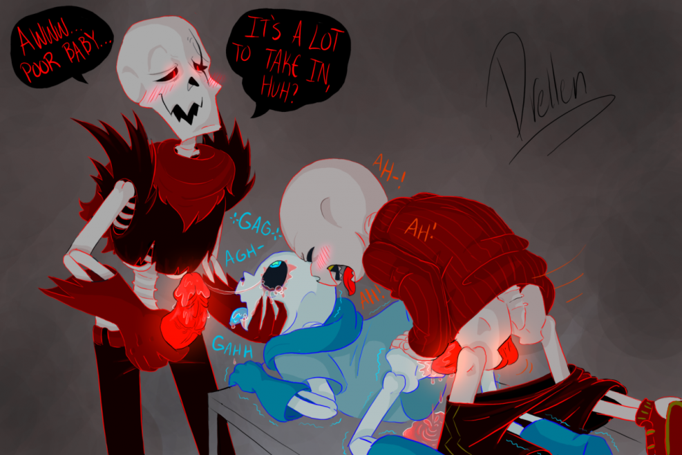 2d 3boys anal anal_sex artist_request english_text gay incest male male/male male_only papyrus questionable_consent rape sans sans_au sex tagme talking text threesome underfell underfell_papyrus underfell_sans underswap underswap_sans undertale undertale_(series) undertale_au