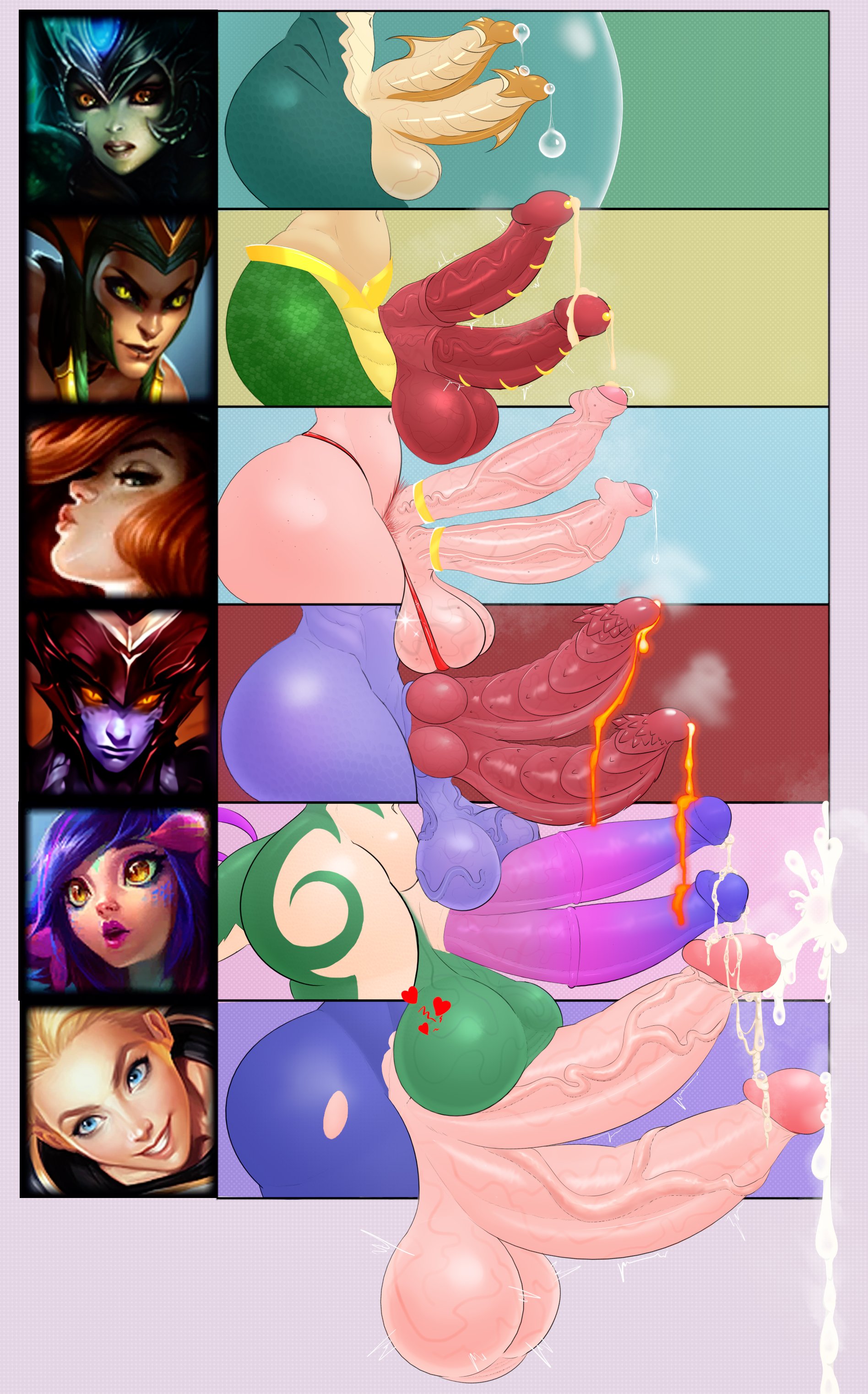 6futas, ass, balls, big ass, big balls, big butt, big penis, bubble ass, bubble butt, cassiopeia du couteau, chart, cum, diphallia, diphallism, erection, foreskin, futa only, futanari, handsfree ejaculation, huge balls, huge cock, humanoid, humanoid penis, hyper penis, intersex, kalikias, league of legends, light skin, luxanna crownguard, miss fortune, multi genitalia, multi penis, nami (league of legends), neeko, nude, orgasm, partially retracted foreskin, penis, penis chart, penis comparison, penis size chart, penis size comparison, penis size difference, retracted foreskin, shyvana, size chart, size comparison, uncircumcised, uncut