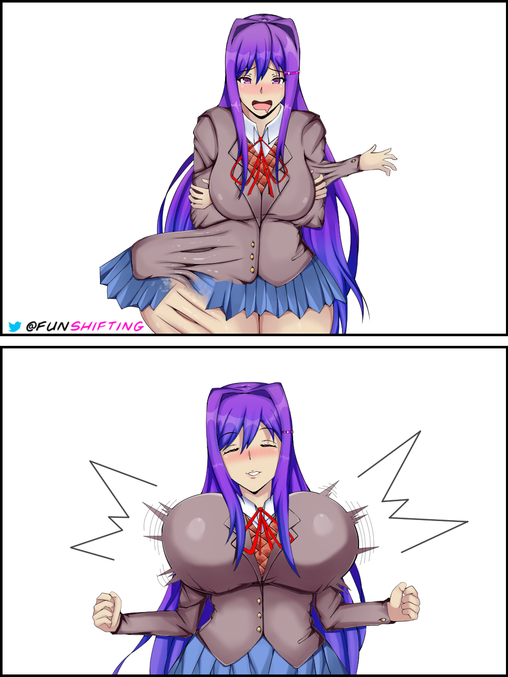 absorbtion absorption_vore assimilation big_breasts breast_expansion breast_vore doki_doki_literature_club female female_only fusion merging monika_(doki_doki_literature_club) natsuki_(doki_doki_literature_club) shiftingfun slime struggling struggling_prey transformation vore yuri_(doki_doki_literature_club)