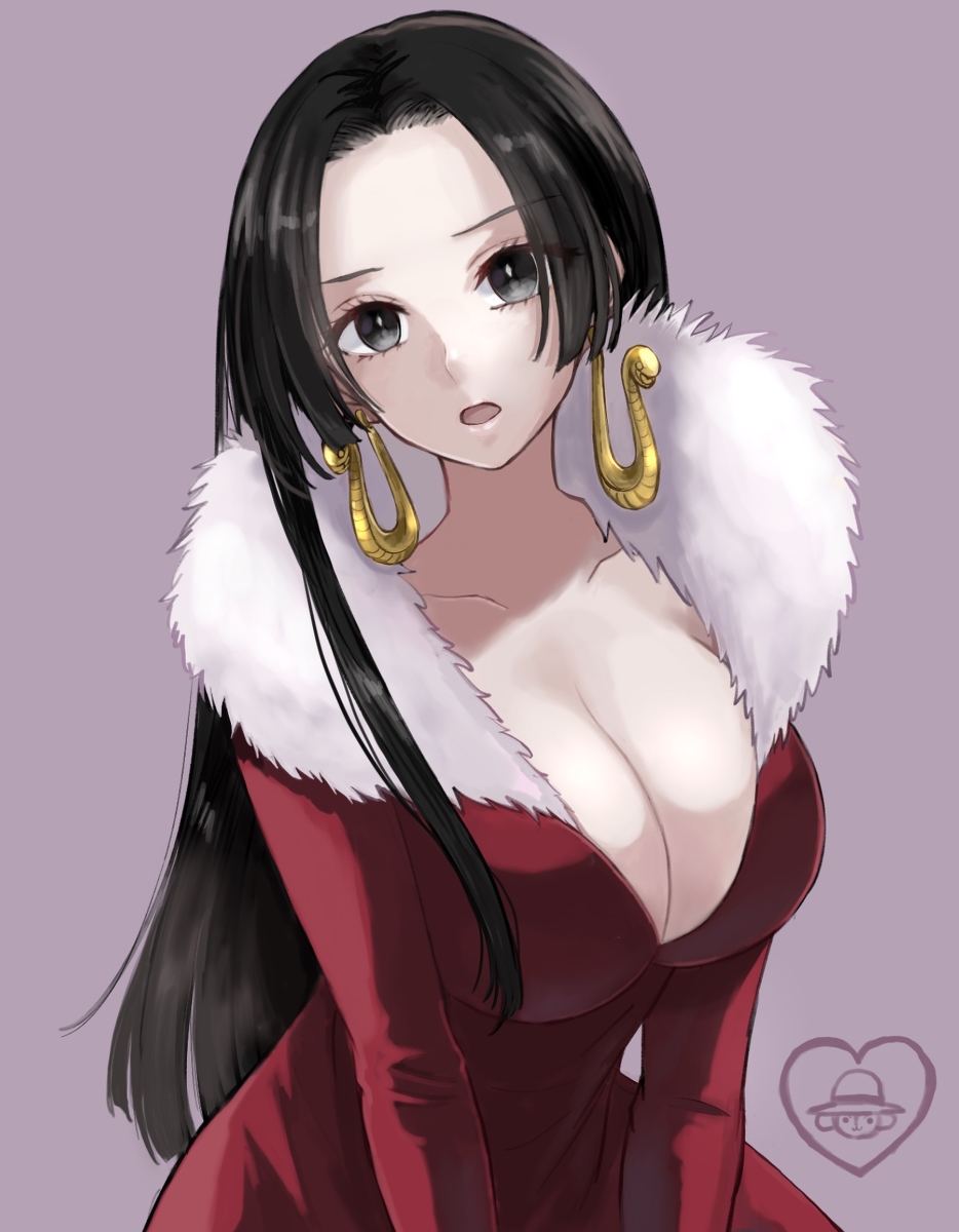 artist request, big breasts, boa hancock, breasts, empress, female, female only, long hair, one piece