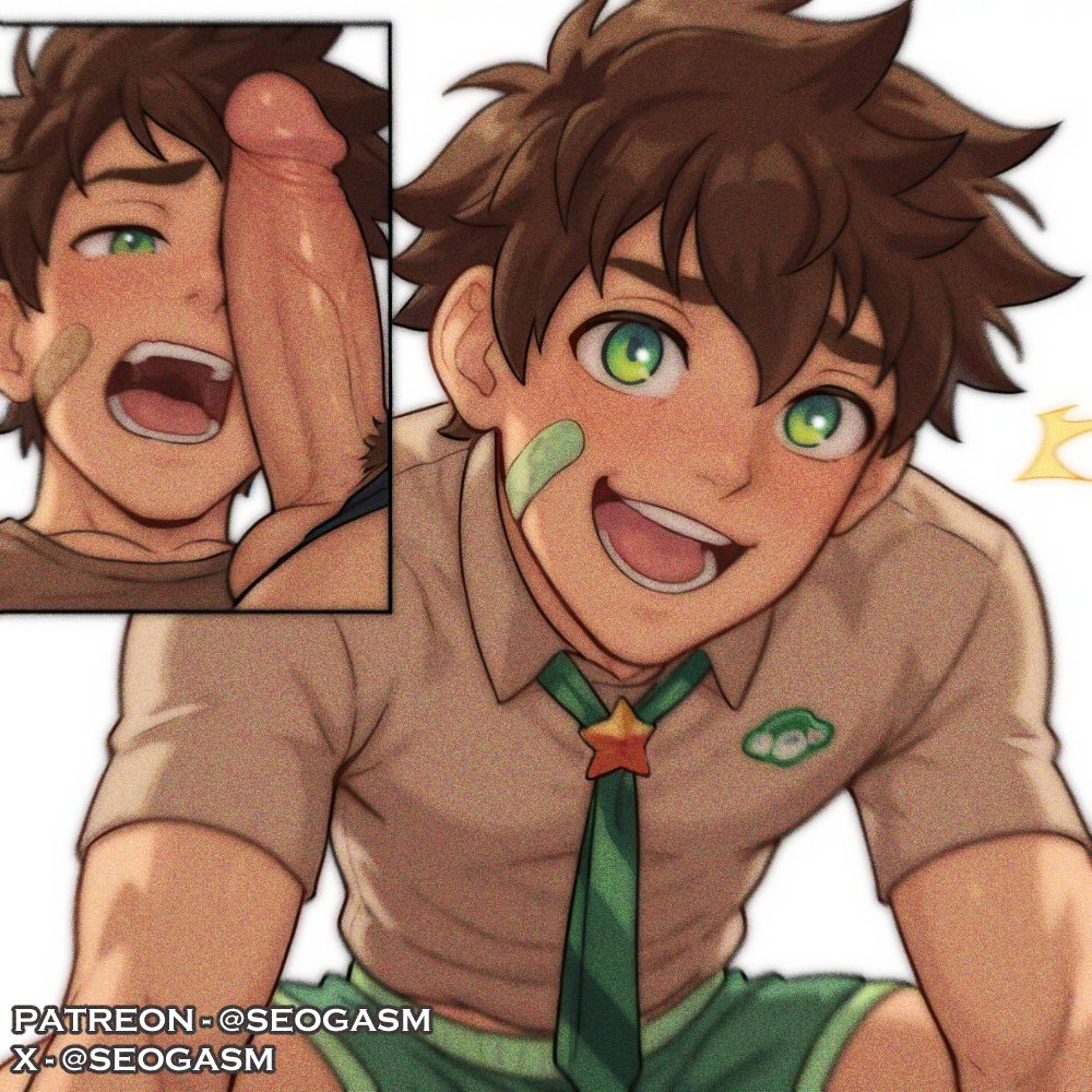 abs, ai, ai generated, anal, anal sex, ass, ass grab, big dom small sub, big nipples, blush, blush lines, bulldog position, camp buddy, camp buddy: scoutmaster season, comic, comic page, comic panel, faceless male, fangs, gangbang, gay blowjob, gay male, gay sex, grabbing, grabbing ass, grabbing from behind, hairless, hairless ass, hairless male, hard sex, hardcore, humanoid penis, keitaro nagame, male, male focus, male only, male penetrated, male penetrating, male penetrating male, male pov, male/male, motion lines, mounted, mounting, muscles, muscular, muscular arms, muscular male, nipple bulge, nipples, obliques, orgasm, orgasm face, pecs, penis, pleasure face, pubic hair, seogasm, squeezing butt, steam, steamy, steamy breath, strong, strong male, strong man, yaoi