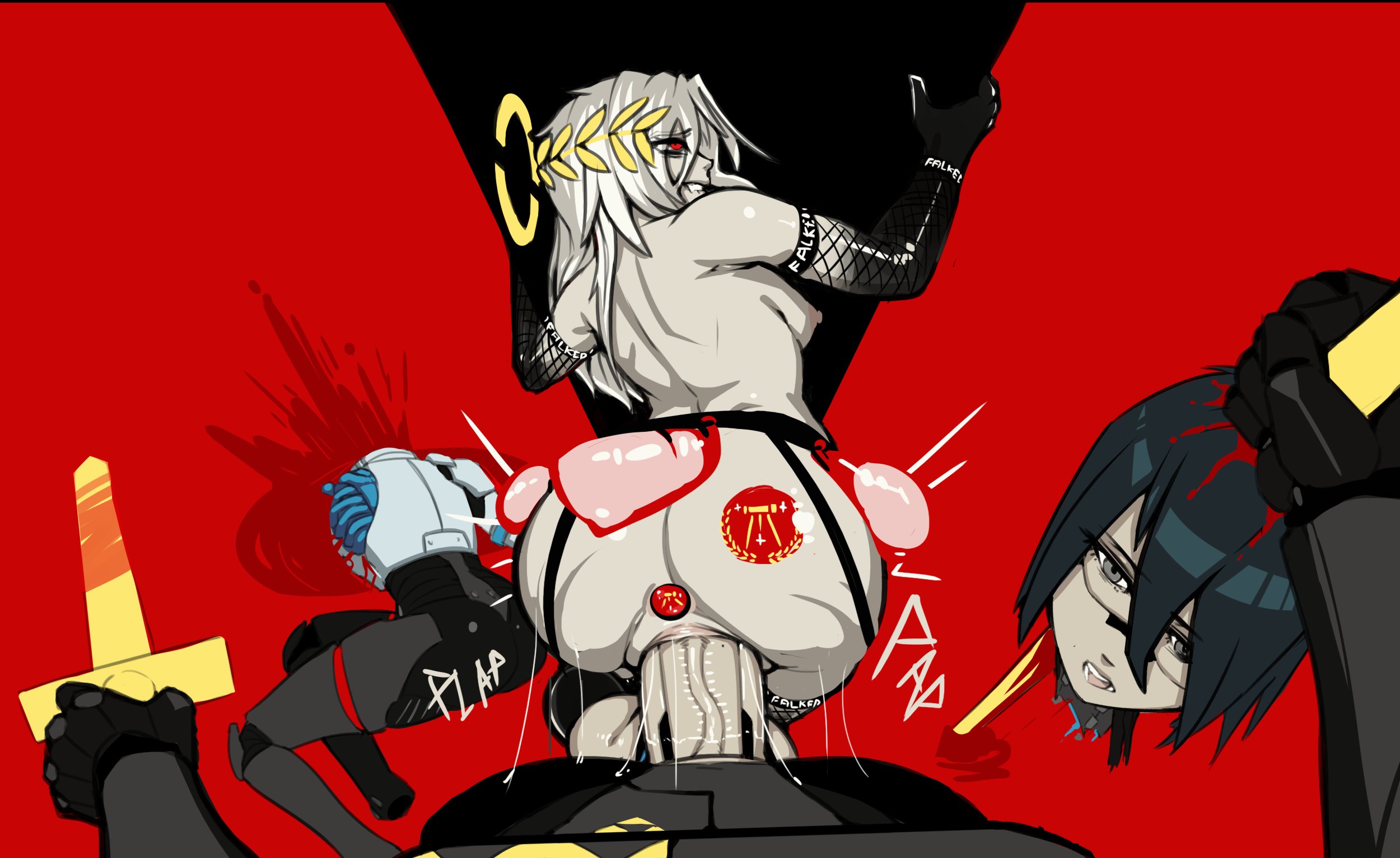 ariane yeong, beheaded, blood, boxman, death, elster (signalis), falke (signalis), female, futa on female, futadom, futanari, gore, guro, intersex, me, ntr, severed head, signalis, snuff, tag