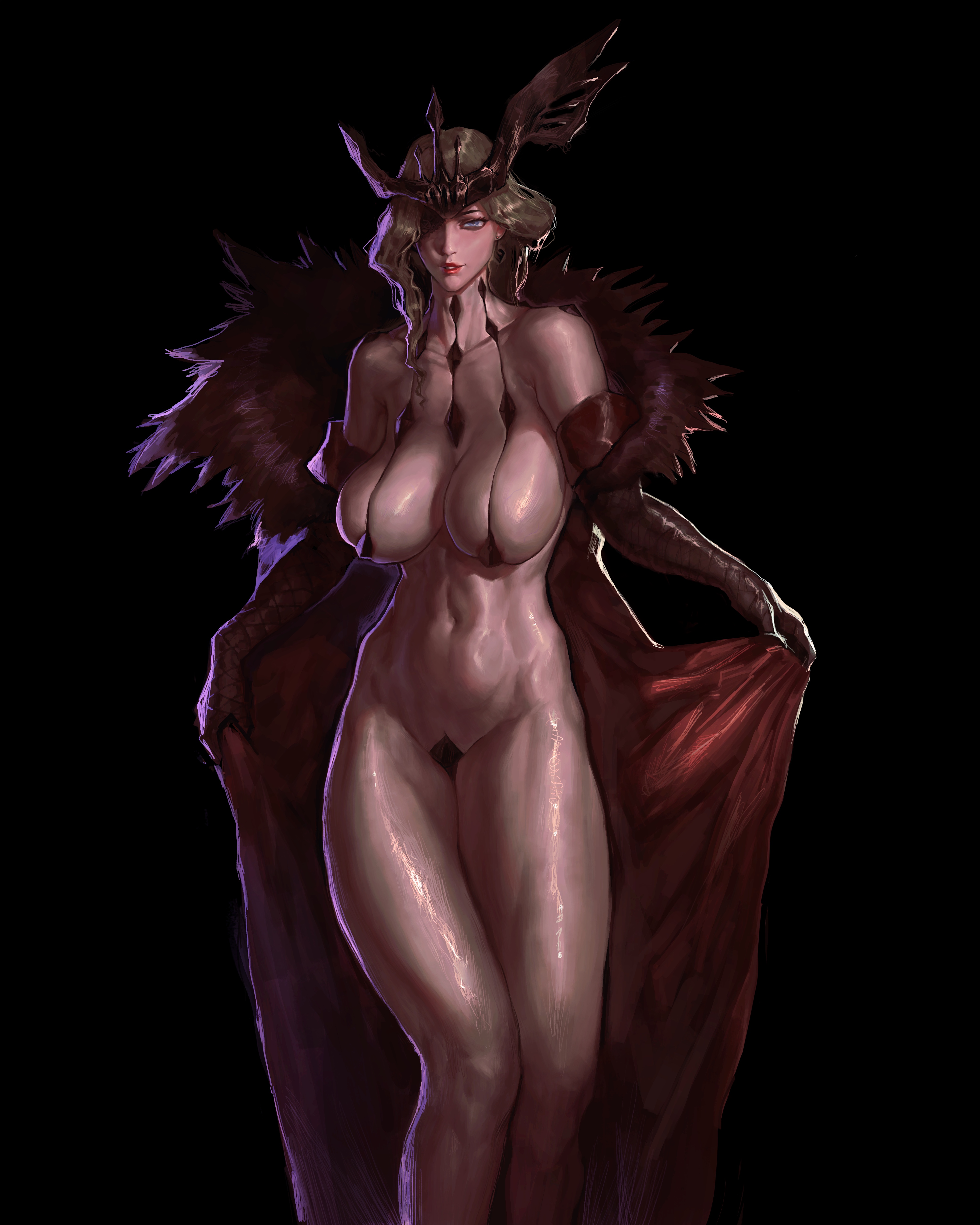 areola slip, female, female only, genshin impact, lagon (artist), maebari, pasties, signora (genshin impact)