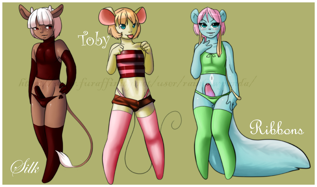 3boys anthro blue_eyes blush bovine bull crossdressing cute cutesauce erection femboy fur furry girly hair lavenderpandy looking_at_viewer male male_anthro male_only mouse panties penis ribbons_(lavenderpandy) rodent short_hair silk_(lavenderpandy) skunk stockings tail thighhighs thighs thong toby_(lavenderpandy) tongue_out uncut underwear wide_hips