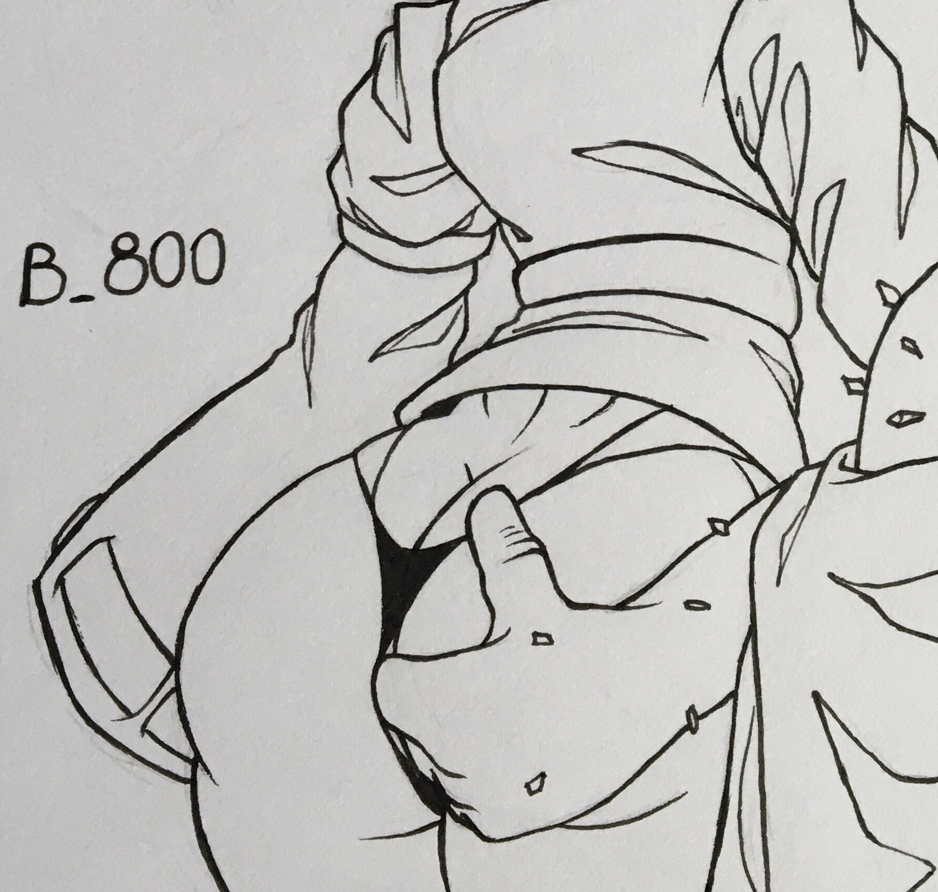 1boy, 1girls, albondiga g, ass, brawl stars, colette (brawl stars), female, hands on ass, male, panties, spike (brawl stars), tagme, tagme (artist)