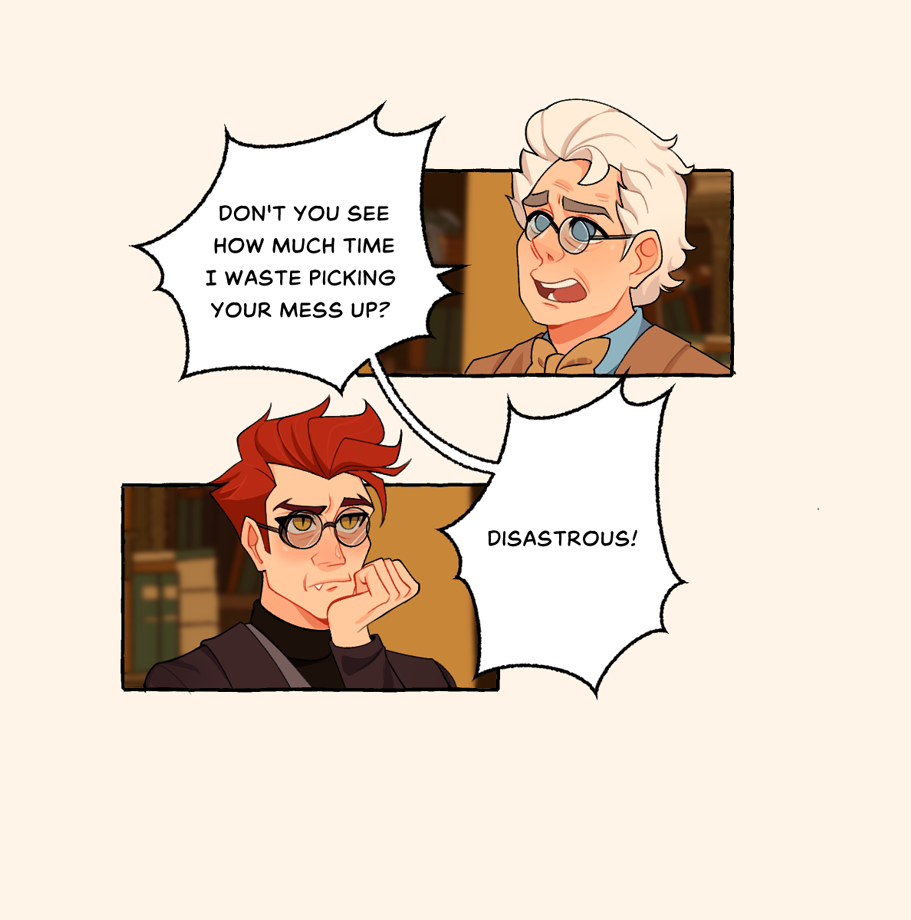 aziraphale crowley glasses good_omens