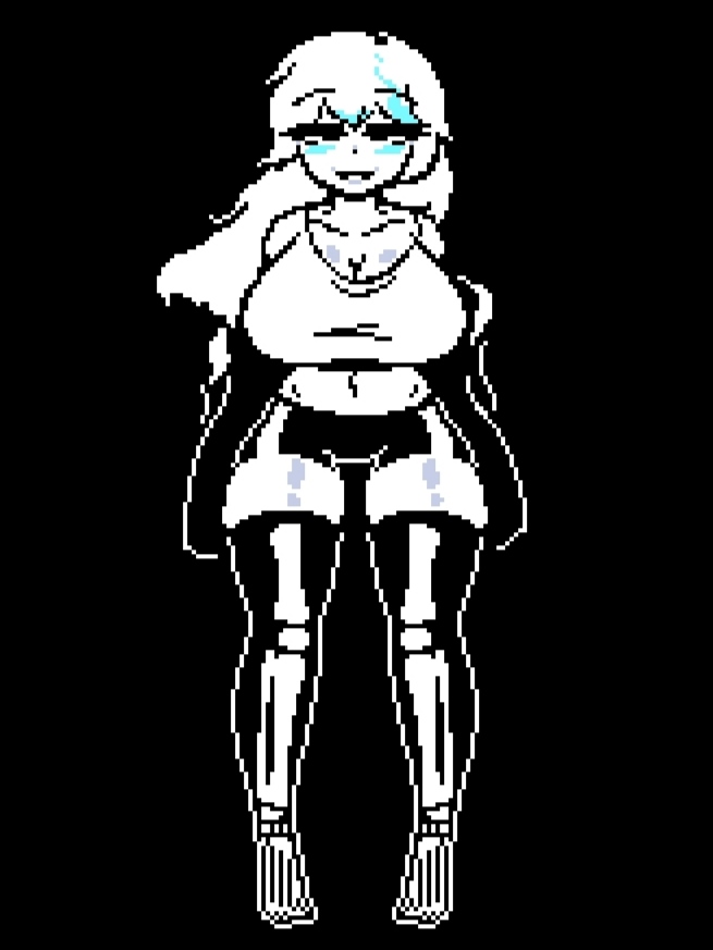 1gonth breasts female_sans pixel_art rule_63 sans sans_au tagme thighs undertale undertale_(series)