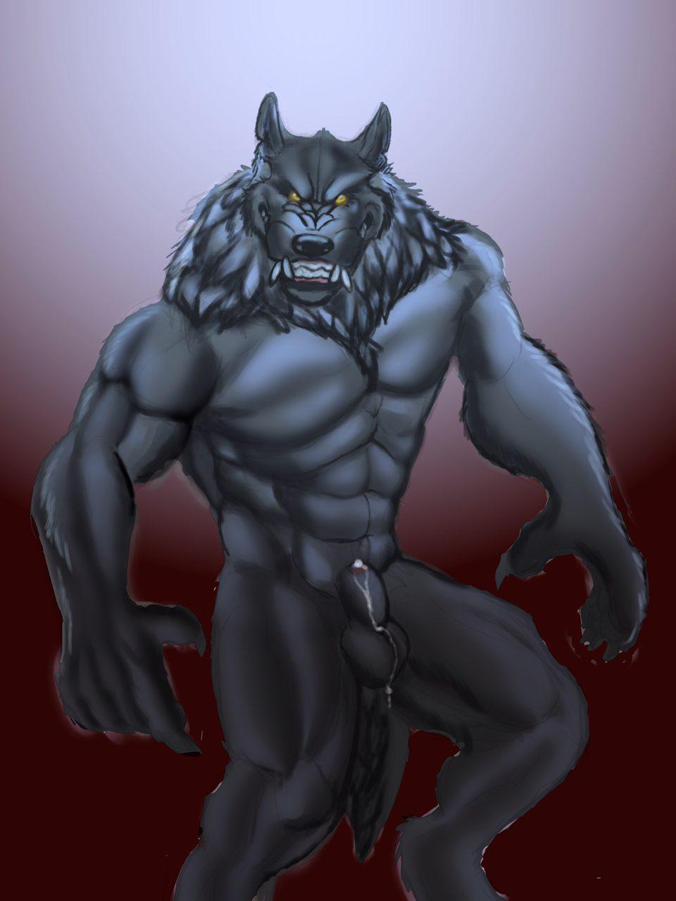 canid canine canis heartlessfang hi_res mammal muscular were werecanid werecanine werewolf wolf