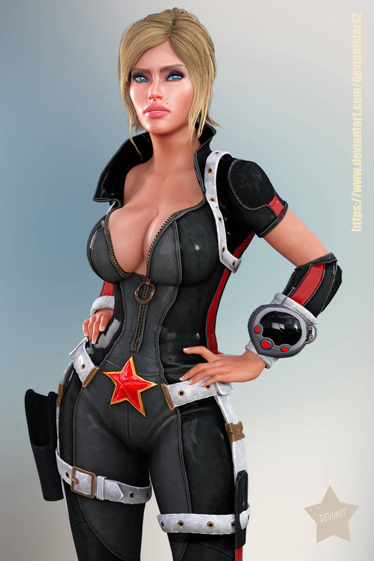 1girls athletic athletic_female beauty_mark big_breasts bimbo blonde_hair blue_eyes breasts bust busty busy cleavage cleavage_cutout destroy_all_humans! destroy_all_humans!_2 destroy_all_humans!_2_reprobed deviantstar12 eyelashes eyes eyeshadow female fit fit_female hi_res huge_breasts human kgb latex_suit light-skinned_female light_skin medium_hair natalya_ivanova pale_skin render short_hair skin_tight_suit solo spy thick_thighs video_games wide_hips