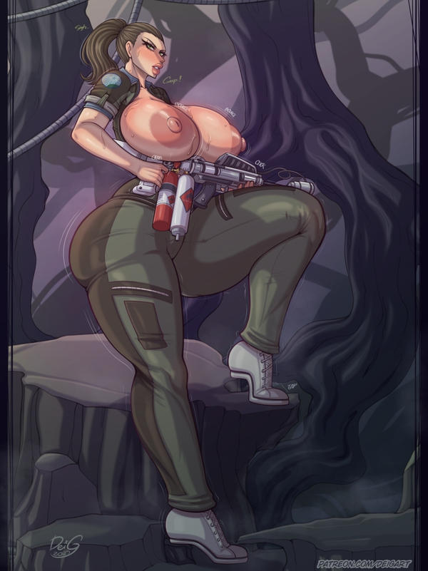 1girls, 2d, alien (franchise), alien: isolation, amanda ripley, ass, big ass, big breasts, big thighs, breasts, curvaceous, curvy, curvy figure, deigart, digital media (artwork), female, female human, female only, flamethrower, hips, hourglass figure, huge ass, huge breasts, huge thighs, human, human female, large ass, large breasts, large thighs, legs, light skin, light-skinned female, mature, mature female, nipples, slim waist, solo, solo female, thick, thick hips, thick legs, thick thighs, thighs, voluptuous, waist, wide hips, wide thighs