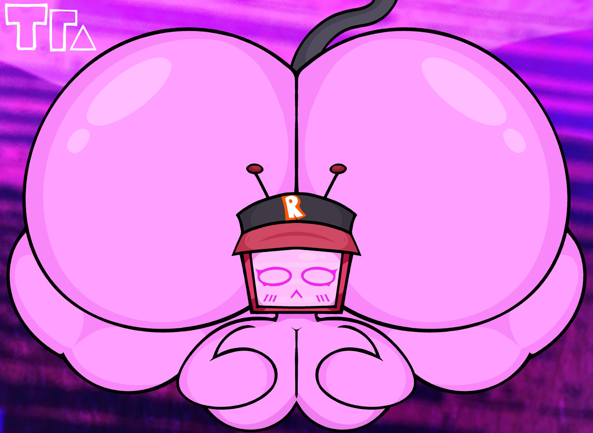 1girls, ass, big ass, big butt, breasts, covered nipples, forsaken (roblox), jack-o pose, naked, nude, pink skin, roblox, roblox game, robloxian, tagme, tv head, veeronica, xxtr1ang3lzzxx