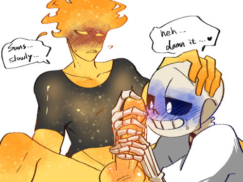 2boys, gay, gay male, grillby, male only, sans, undertale, yaoi