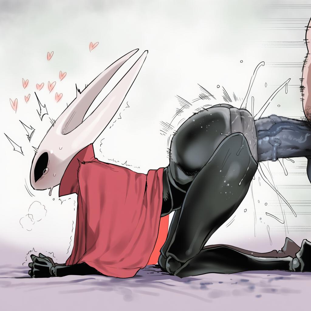 1boy, 1girls, ai generated, bare thighs, big ass, big butt, big penis, black body, black skin, fat ass, female, female orgasm, gigantic ass, godd3sswiz, hollow knight, hollow knight: silksong, hornet (hollow knight), huge cock, huge thighs, light skin, light-skinned male, male, massive ass, nude, nude male, penis, pussy, pussy juice, pussy juice drip, sex, squatting, squirting, sweat, sweatdrop, thick body, thick female, thick thighs, thighs, vaginal penetration, veiny penis, voluptuous, voluptuous female, wizai