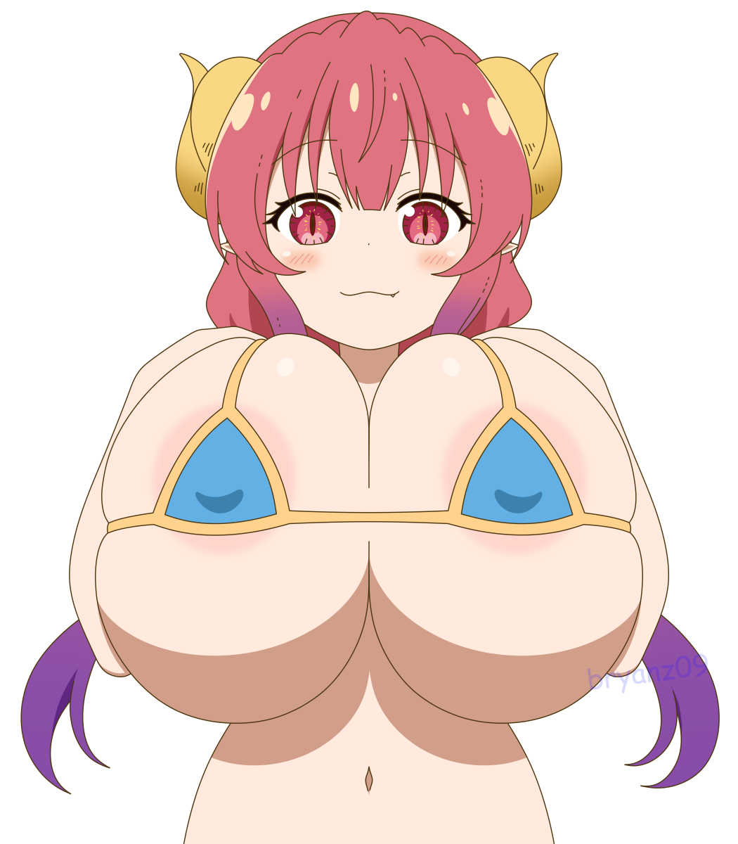 1girl 1girls areola areola_slip areolae areolae_slip belly_button big_breasts bikini bikini_top bikini_top_only blush blush_lines blushing blushing_at_viewer boobs bra breasts breasts_bigger_than_head breasts_squeezed_together bryanz09 cleavage closed_mouth commission cute cute_fang dragon dragon_girl dragon_horns dragon_humanoid enormous_breasts female female_focus female_humanoid female_only hands_on_breasts happy horn horned_humanoid horns huge_breasts humanoid ilulu ilulu_(dragon_maid) ilulu_(maidragon) kobayashi-san_chi_no_maidragon large_breasts light-skinned_female light_skin looking_at_viewer massive_breasts micro_bikini miss_kobayashi's_dragon_maid nipple_bulge nipples_covered nipples_visible_through_clothing no_humans pink_eyes pink_hair pointy_ears short_stack shortstack simple_background slim_waist slit_pupils small_but_busty smile smiling smiling_at_viewer solo solo_female solo_focus tits twintails upper_body upper_body_focus voluptuous voluptuous_female watermark white_background