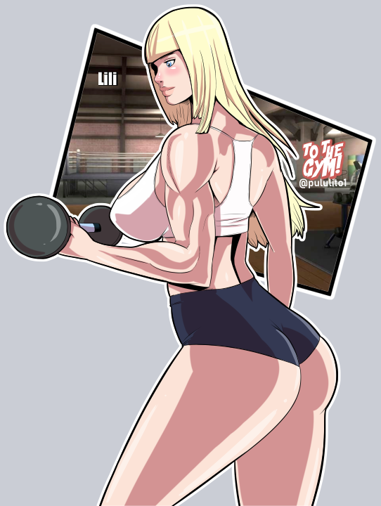 1girls alluring ass athletic_female big_ass big_breasts big_butt blonde_female blonde_hair breasts emilie_de_rochefort female female_abs female_only fit_female gym_clothes gym_uniform large_breasts legs lifting_weights lips namco pululon solo solo_female sportswear straight_hair tekken thighs weights working_out