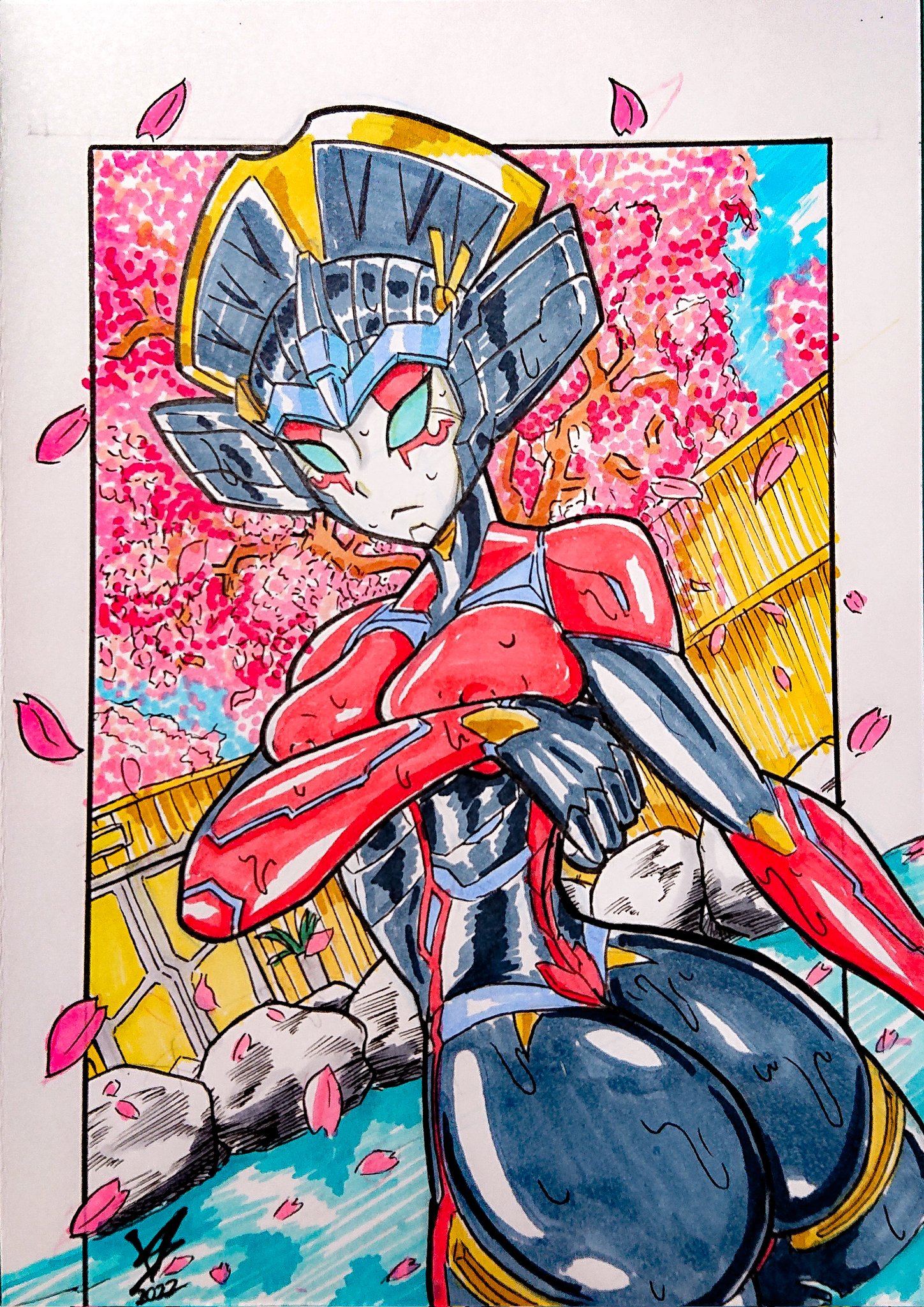 1girls, ass, bathing, big ass, blue eyes, breasts, covering breasts, female, nipples, onsen, robot, robot girl, solo, sweat, tagme, transformers, ventis2099 (artist), wet, windblade