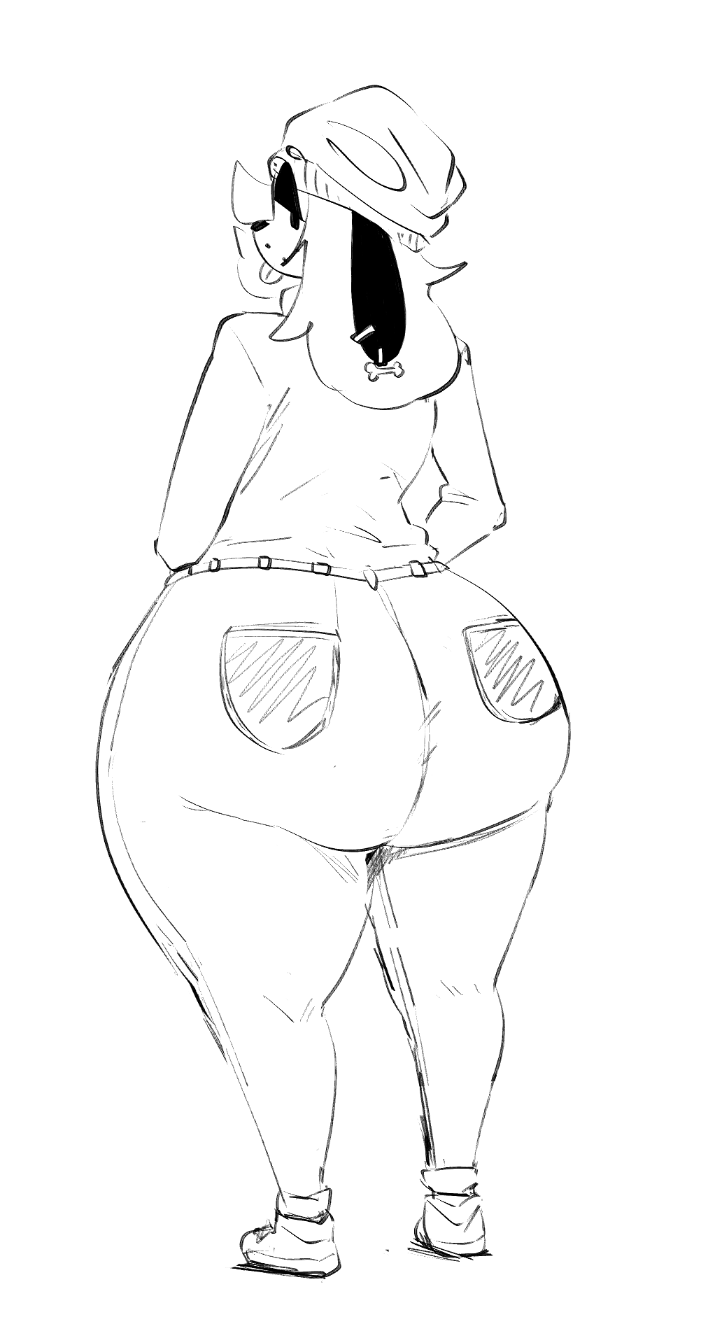 anthro big_ass bubble_butt female huge_ass peta_petaa soup_(peta_petaa) tagme