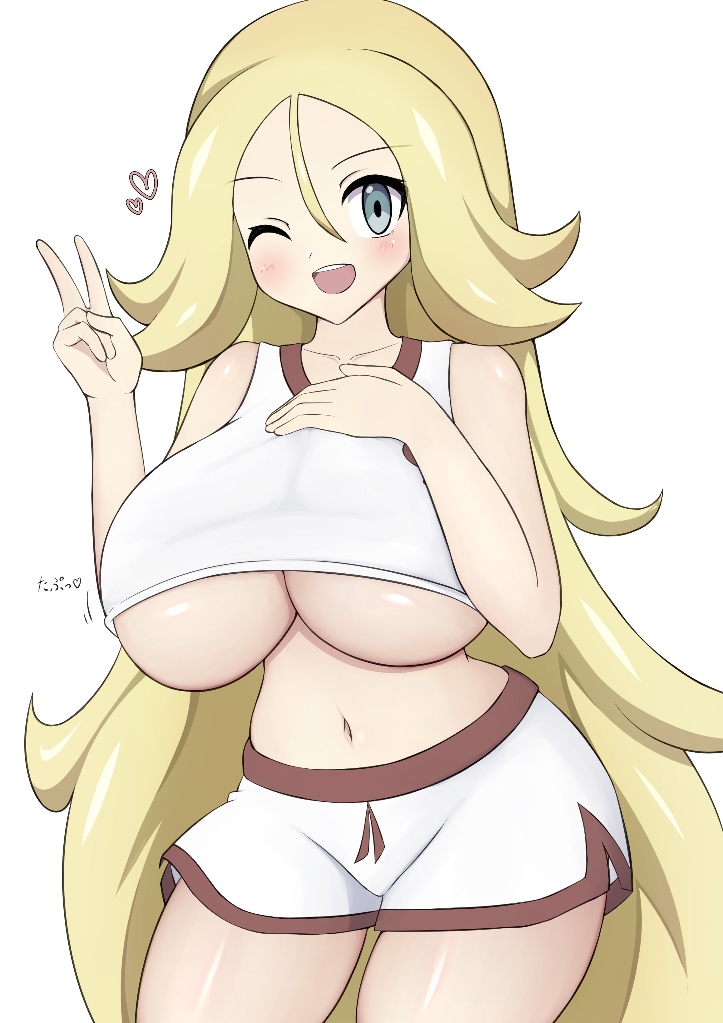1girls, big breasts, breasts, female, gym leader, jaga334, korrina (pokemon), nintendo, pokemon, pokemon xy