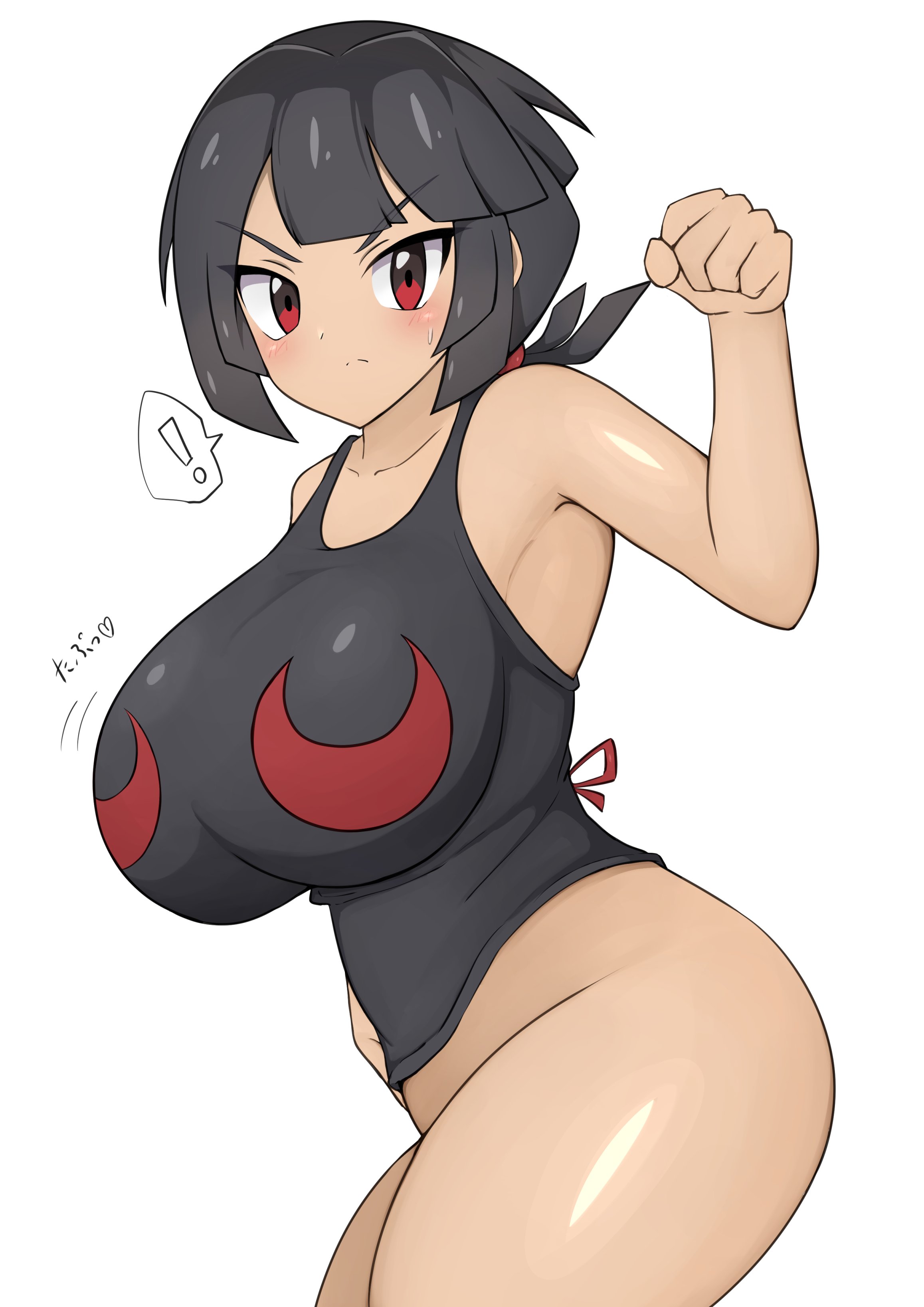 1girls, big breasts, breasts, female, hyper, hyper breasts, jaga334, nintendo, pokemon, pokemon oras, tagme, zinnia (pokemon)